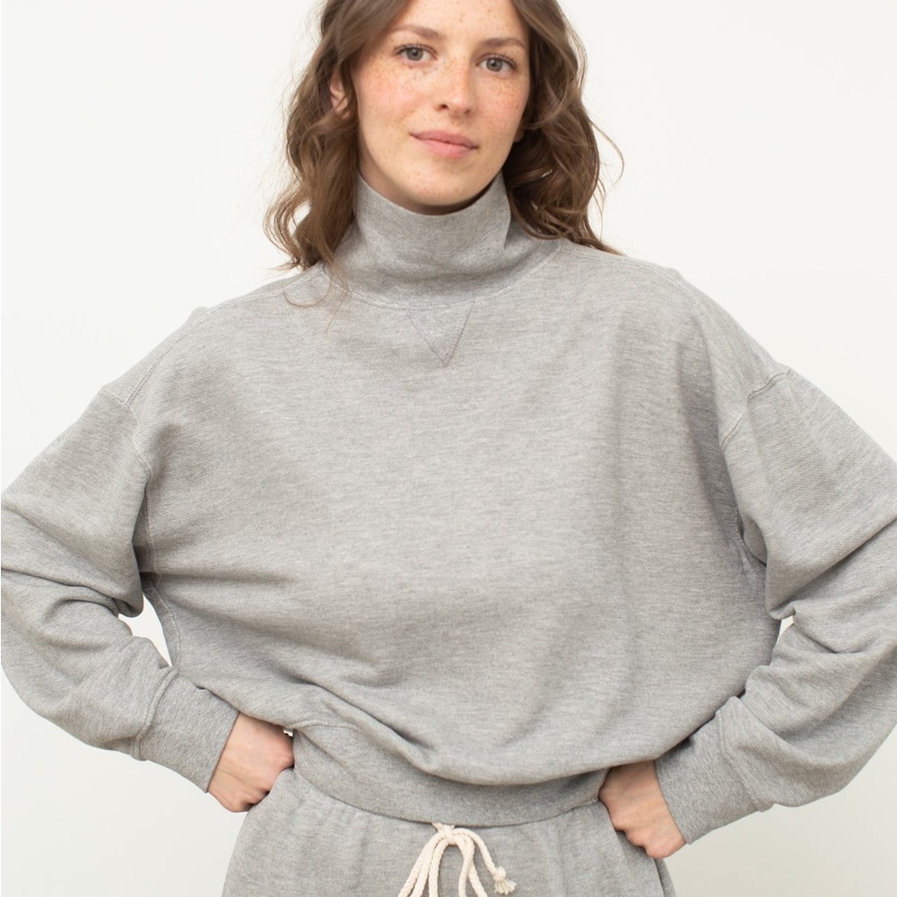 Donni Eco Terry Funnel Sweatshirt